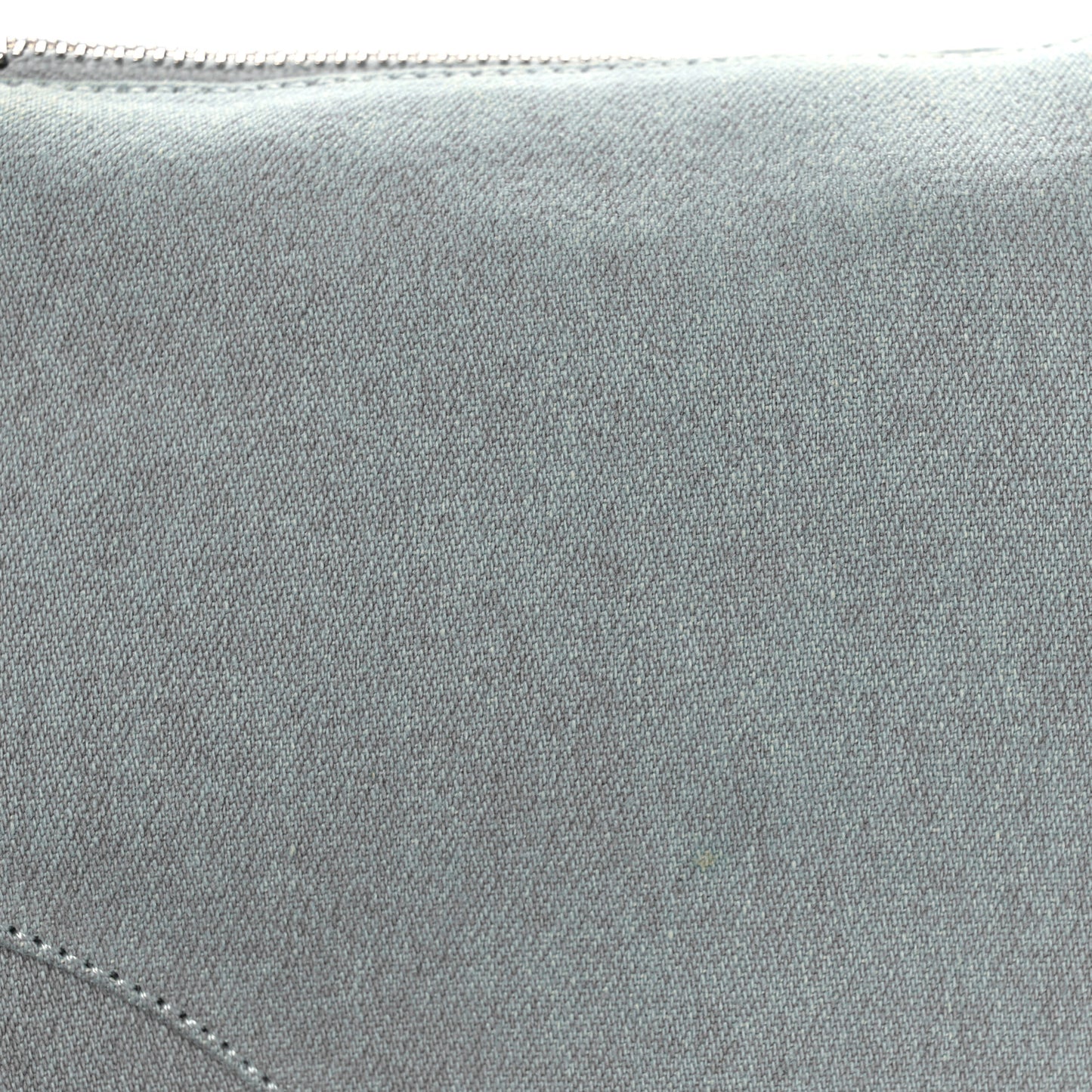Denim Mini Saddle Pochette Blue