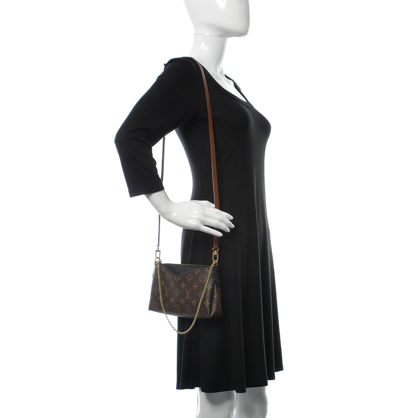 Monogram Pallas Clutch Black
