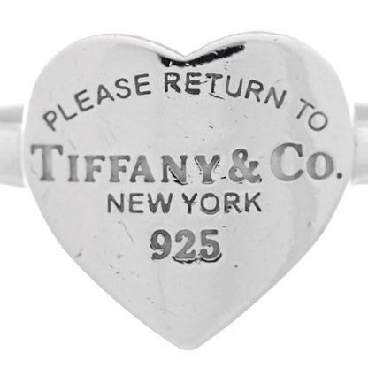 Tiffany Sterling Silver Return to Tiffany Heart Ring 56 7.75 4 of 4