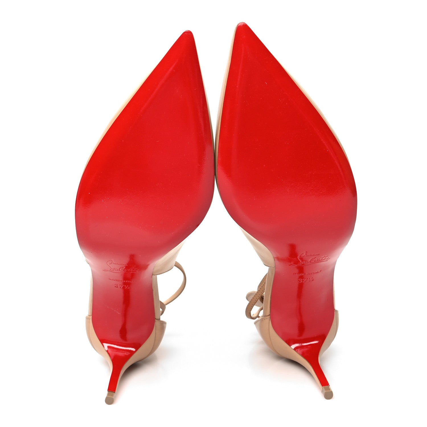 Christian Louboutin Nappa Mascara 70 Pumps 37.5 Nude 5 of 9