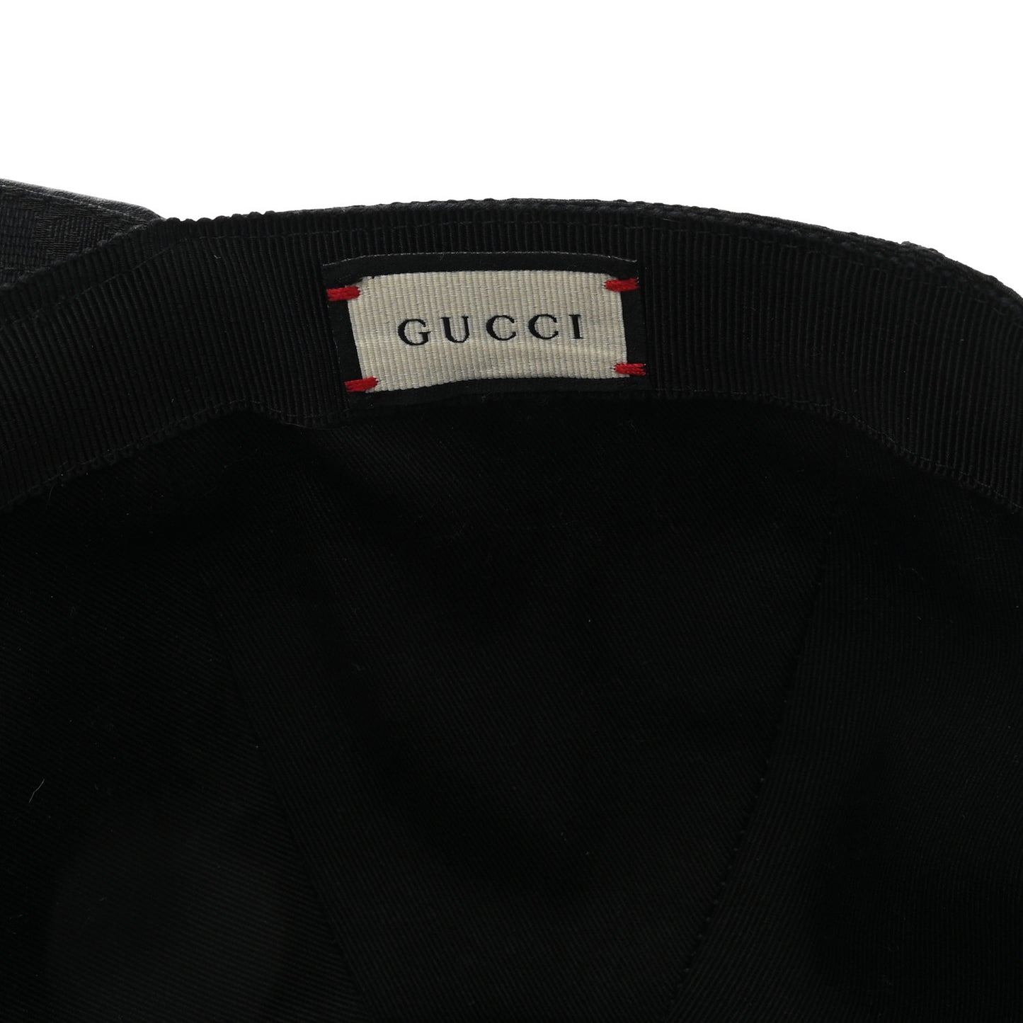 Monogram Web Baseball Hat L Black