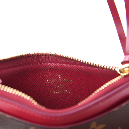 Louis Vuitton Monogram Zipped Card Holder Fuchsia 6 of 8