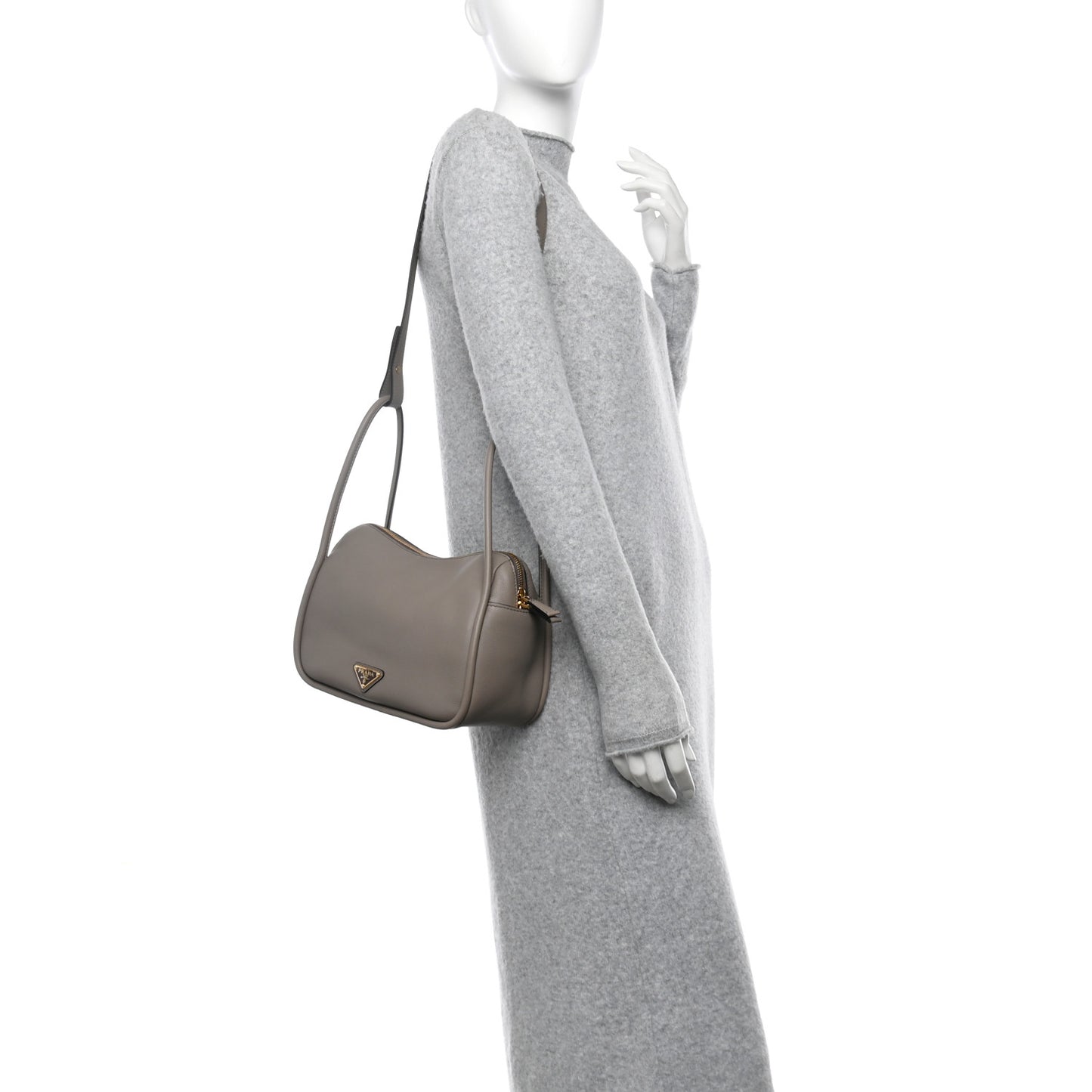 Soft Calfskin Darling Shoulder Bag Argilla