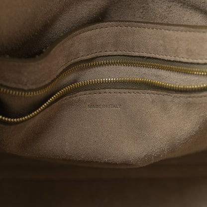 Celine Soft Grained Calfskin Sangle Bucket Bag Taupe 7 of 15