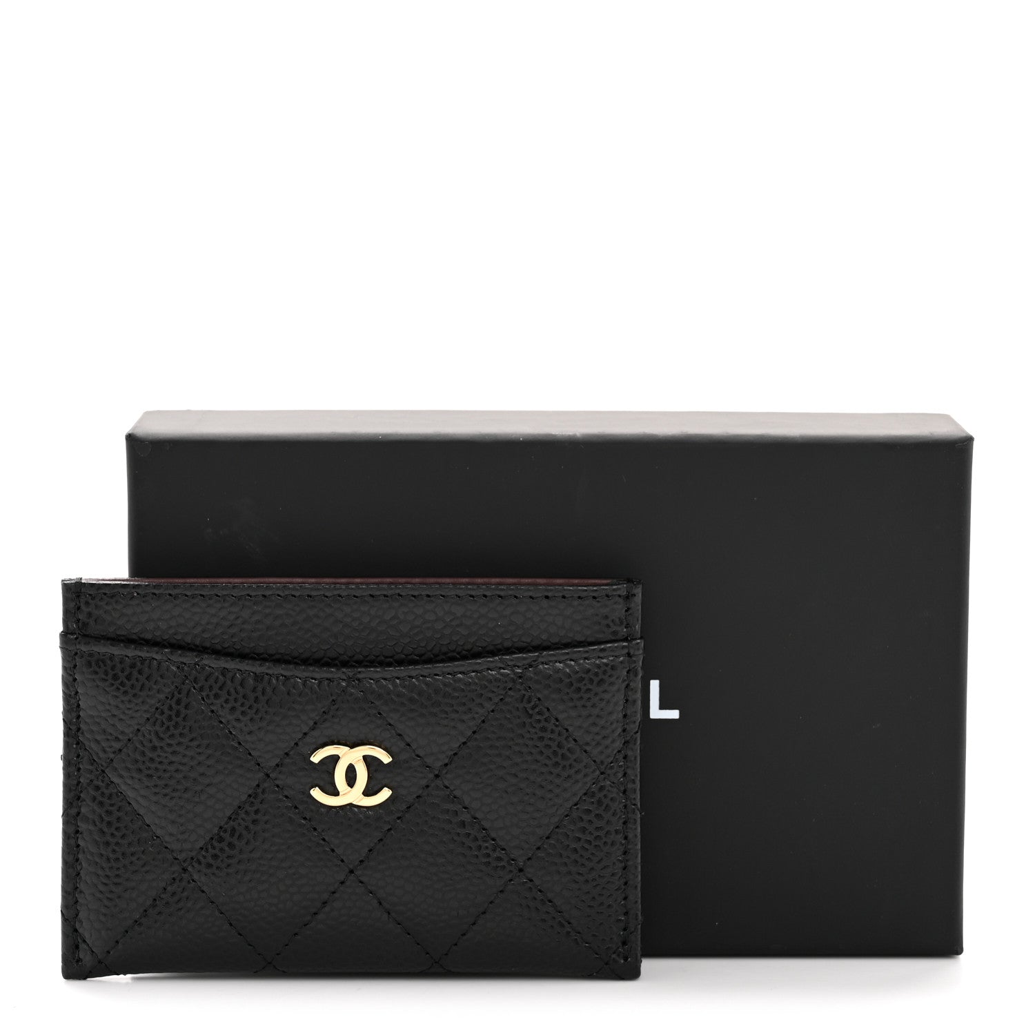 Chanel Caviar Quilted Card Holder Black 9 of 9