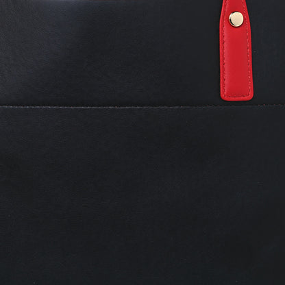MCM Visetos Shopper Tote Beige Red 16 of 21
