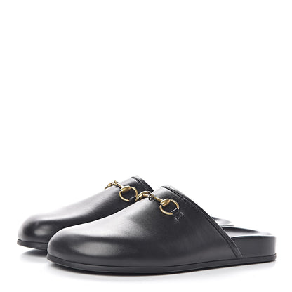 Gucci Malaga Kid Womens Horsebit River Slippers 36 Black 3 of 11