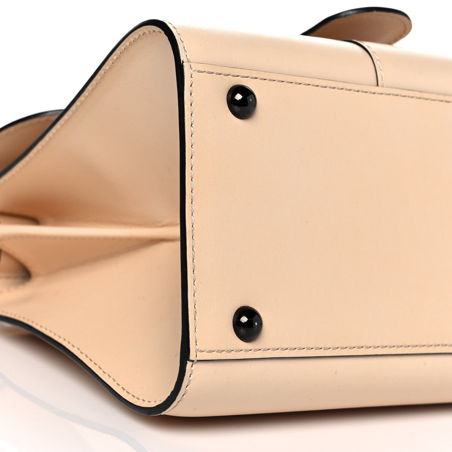 Calfskin Mini Brillant Satchel Nude