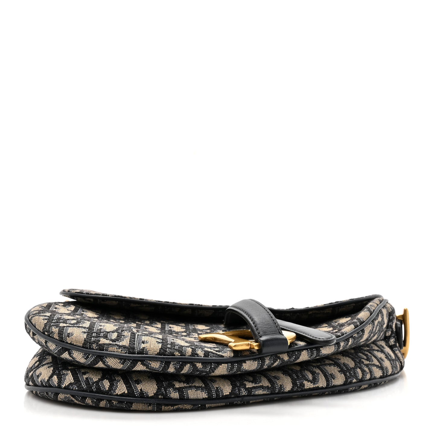 Oblique Saddle Bag Blue