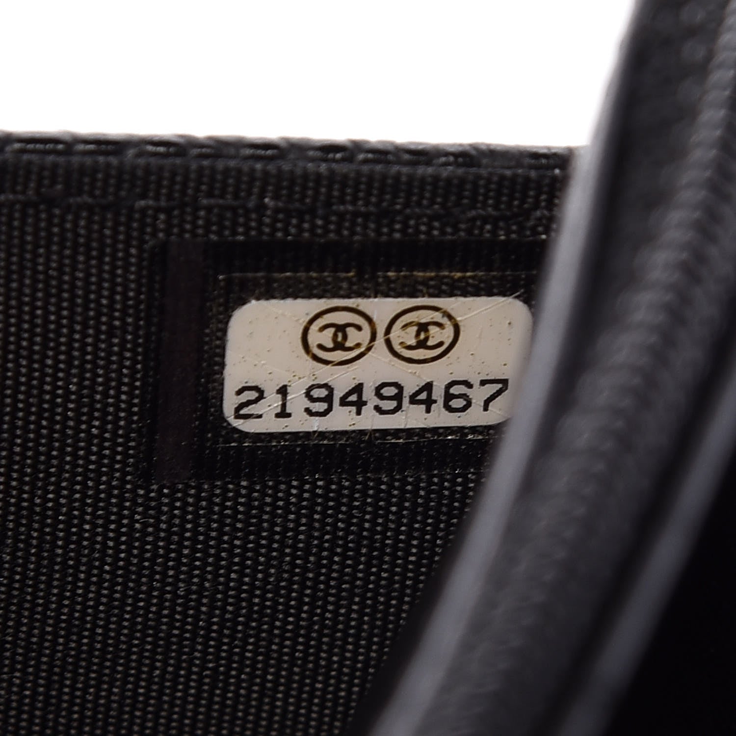 Chanel Caviar Timeless CC Wallet On Chain WOC Black 7 of 10