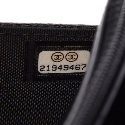 Chanel Caviar Timeless CC Wallet On Chain WOC Black 7 of 10