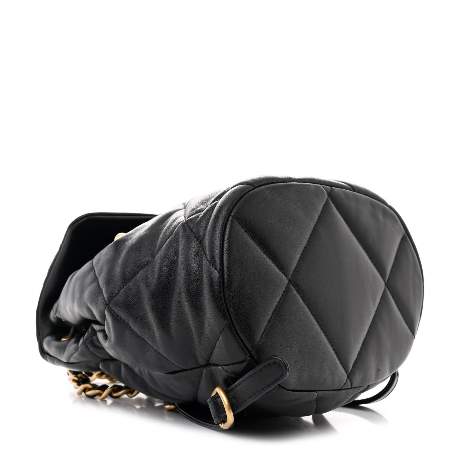 Chanel Lambskin Quilted Chanel 19 Backpack Black 4 of 10