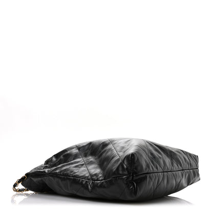 Chanel Shiny Calfskin Quilted Chanel 22 Black 5 of 11
