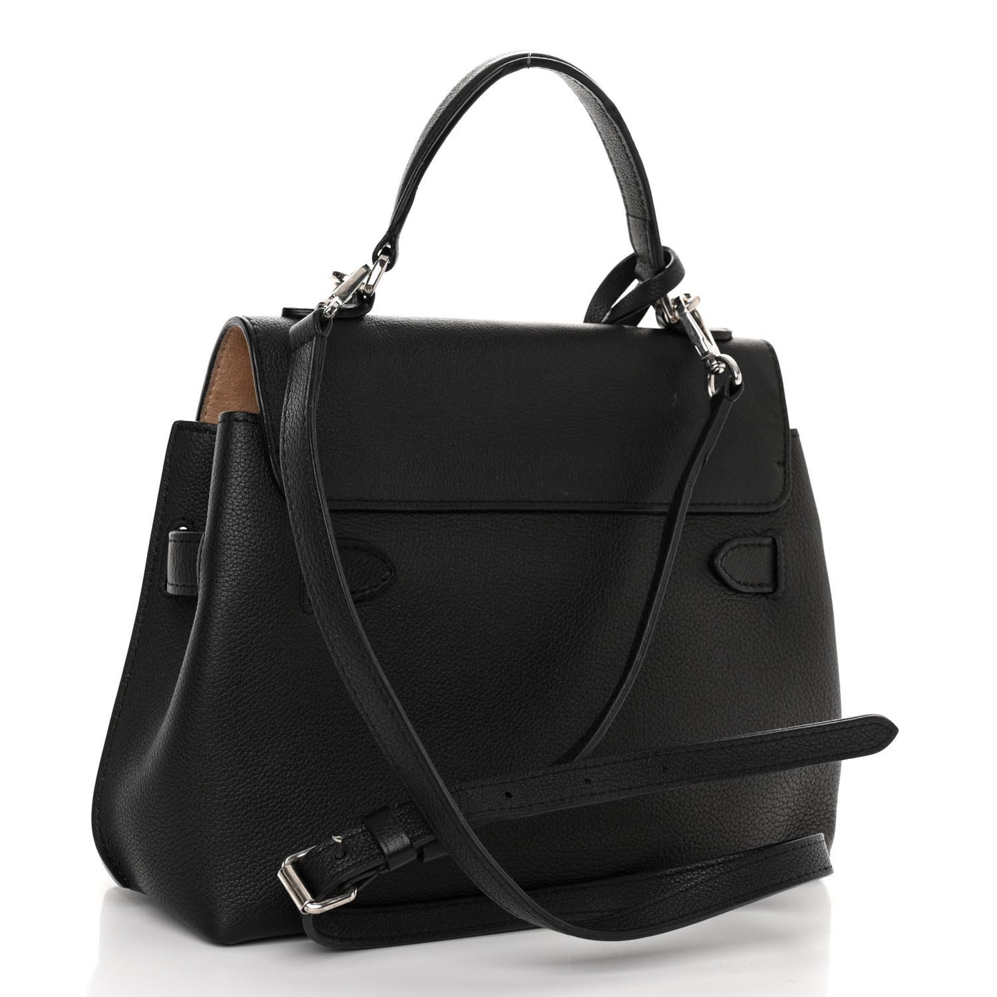 Soft Calfskin Lockme Ever Black