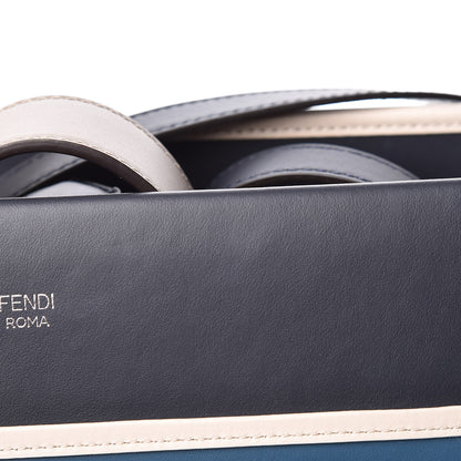 Fendi Vitello Century F is Fendi Regular Runaway Satchel Blue Notte Balena Multicolor 12 of 14