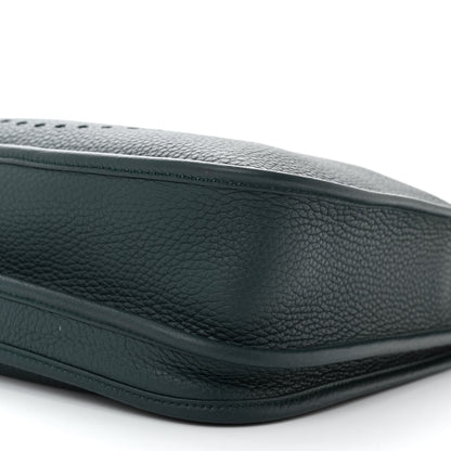 Hermes Taurillon Clemence Evelyne III PM Vert Cypress 10 of 11