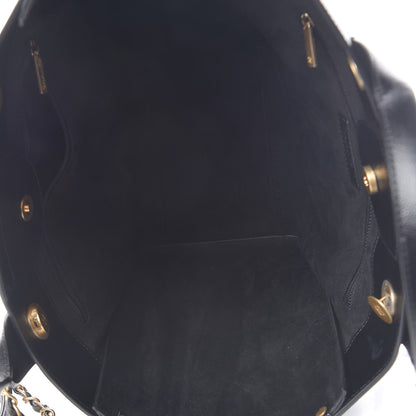 Chanel Caviar Small Studded Deauville Tote Black 6 of 16