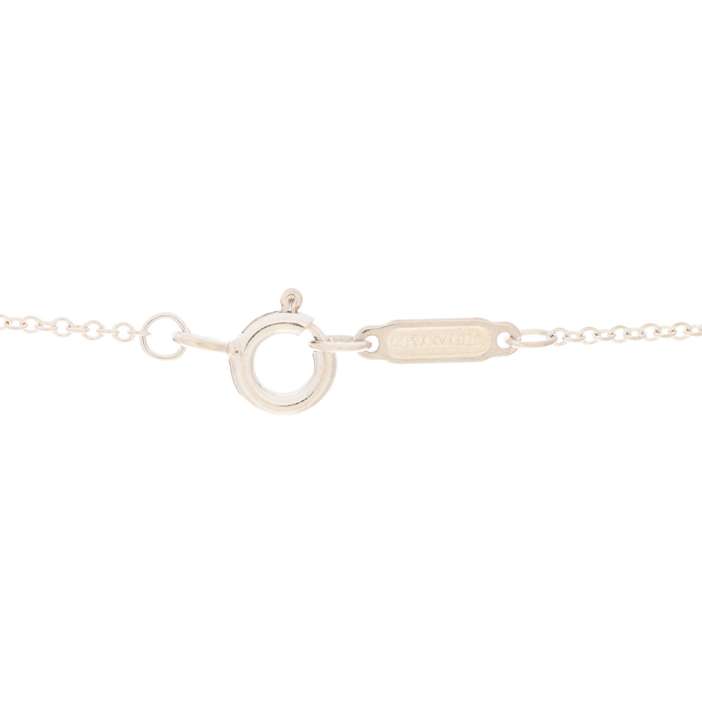 Sterling Silver Slanted Heart Pendant Necklace