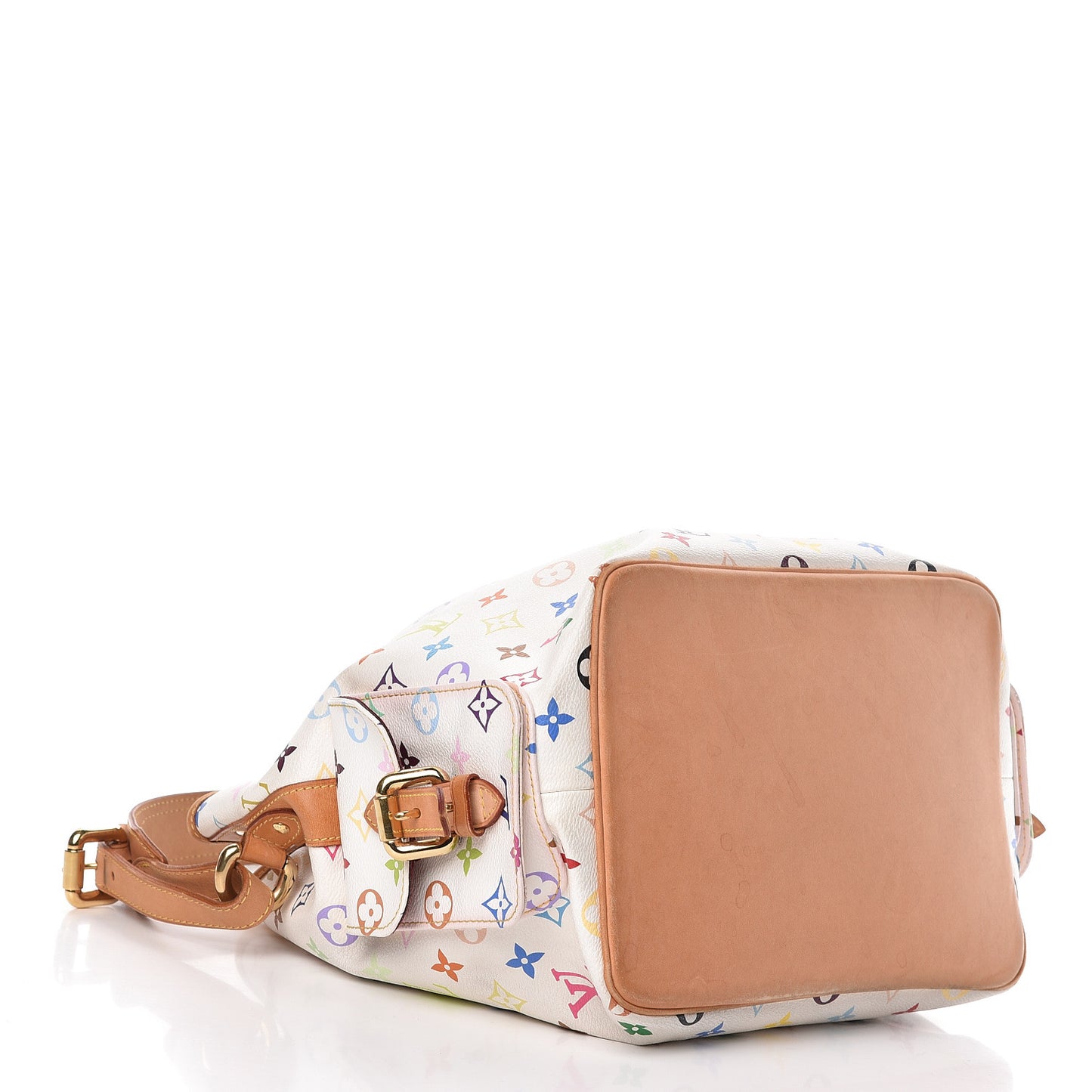 Monogram Multicolor Petit Noe White