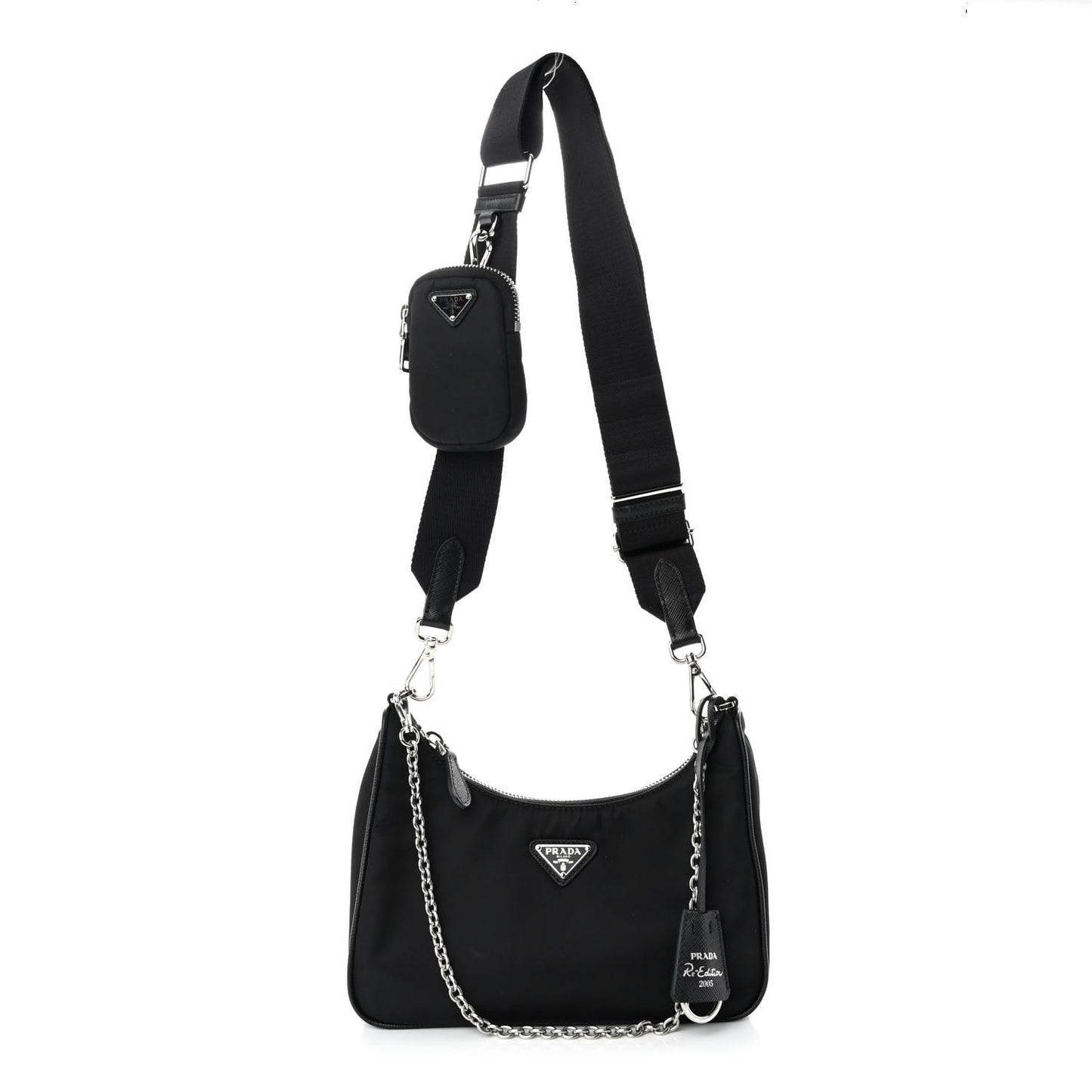 Nylon Re-Edition 2005 Shoulder Bag Black