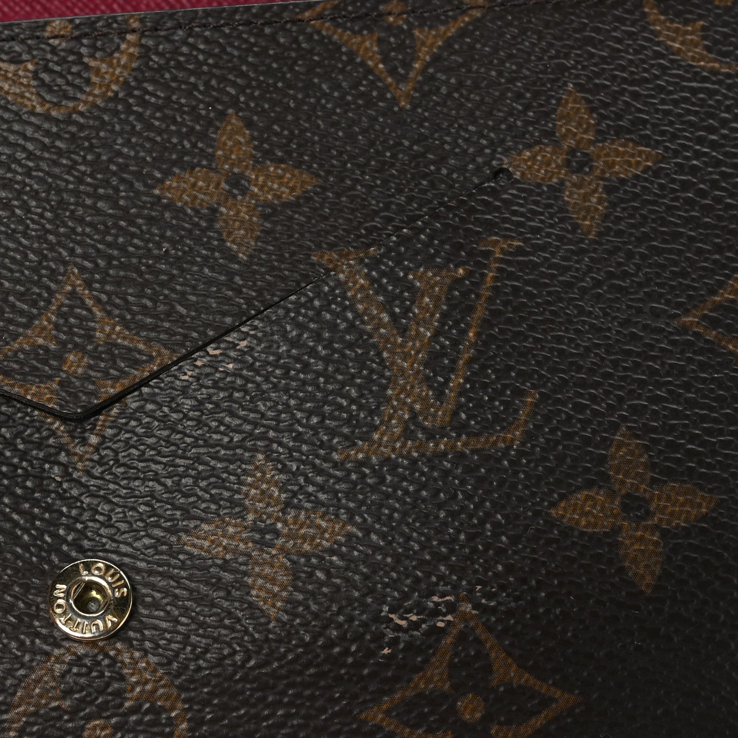 Louis Vuitton LOUIS VUITTON Monogram Jeanne Wallet Fuchsia 8 of 10