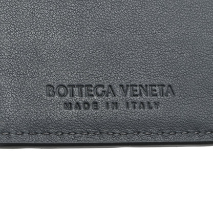 Bottega Veneta Calfskin Intrecciato Flap Card Case Thunder 6 of 7