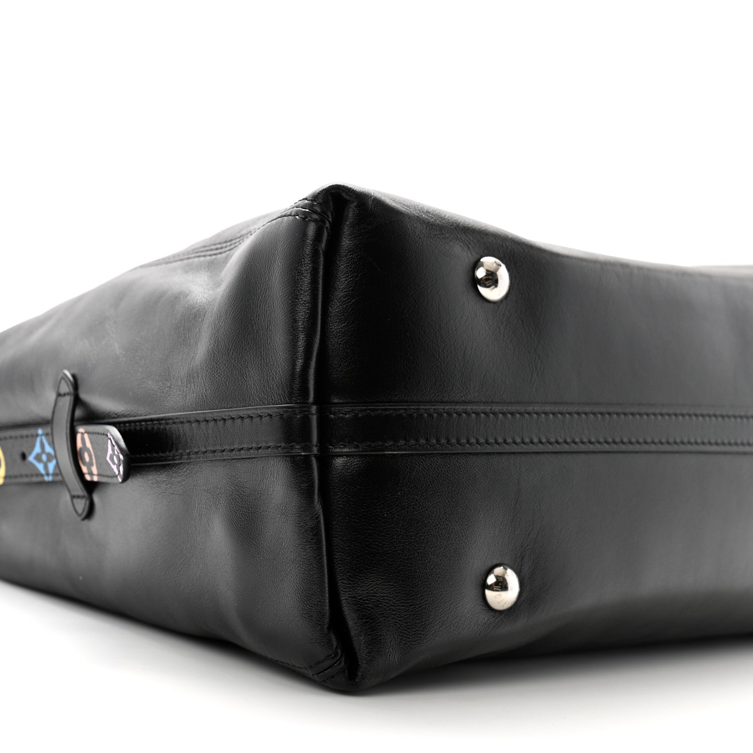 Louis Vuitton LV X TM Lambskin CarryAll Vibe MM Black 9 of 10