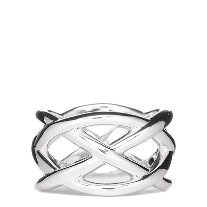 Tiffany Sterling Silver Weave Ring 50 5.5 3 of 4