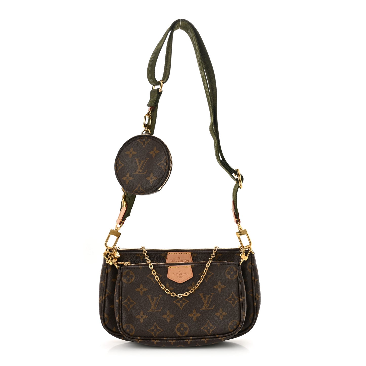 Monogram Multi Pochette Accessories Kaki