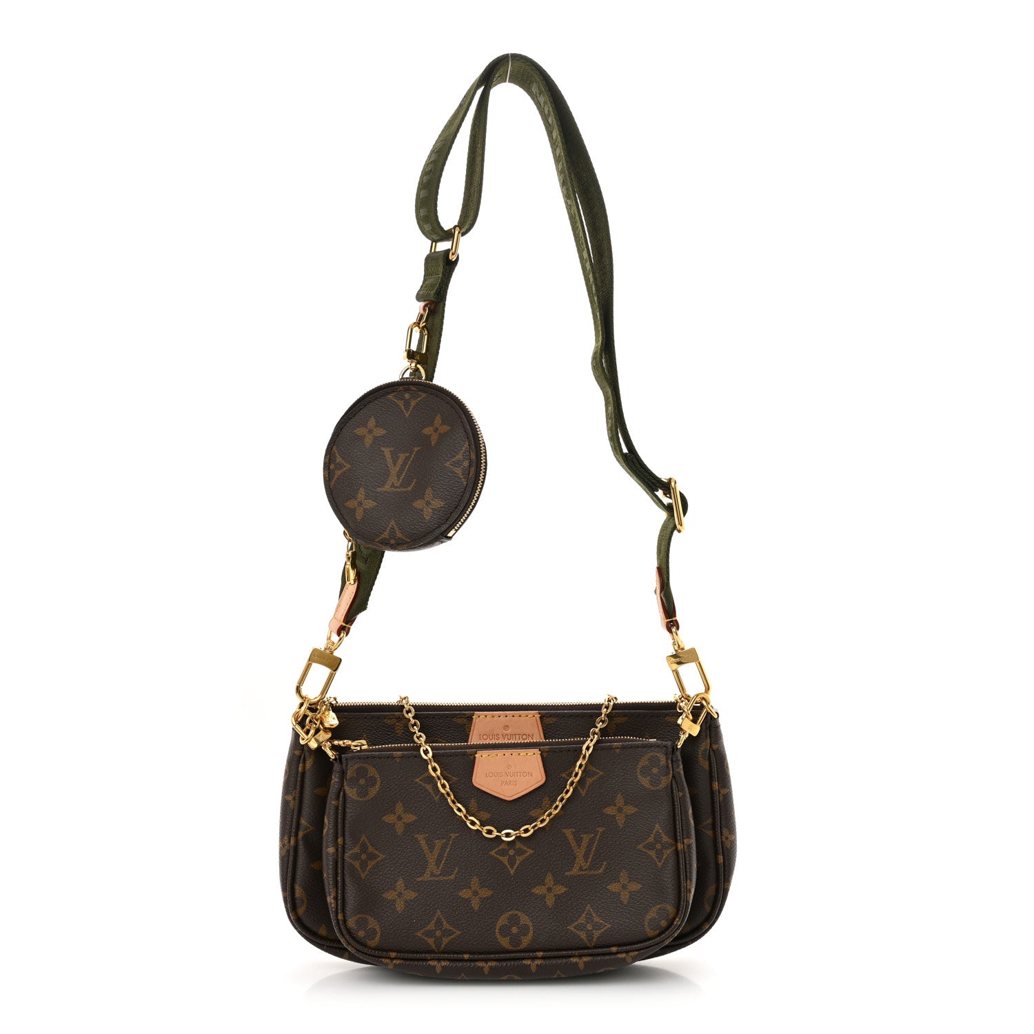 Louis Vuitton Monogram Multi Pochette Accessories Kaki 1 of 12