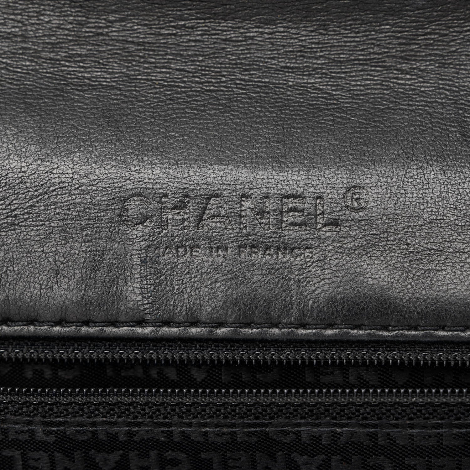 Chanel Lambskin Square Quilted 5 Chain Flap Black 6 of 11