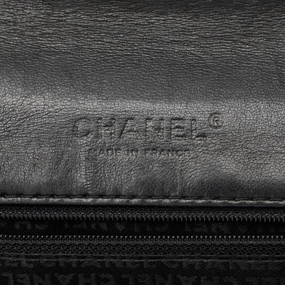 Chanel Lambskin Square Quilted 5 Chain Flap Black 6 of 11