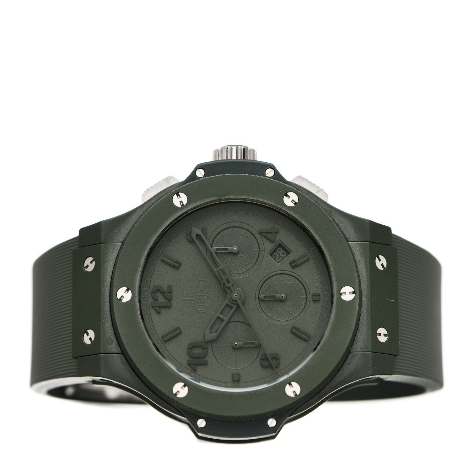 Hublot Ceramic Rubber 44mm Big Bang "All Green" Limited Edition Automatic Watch Green 301.GI.5290.RG 2 of 4
