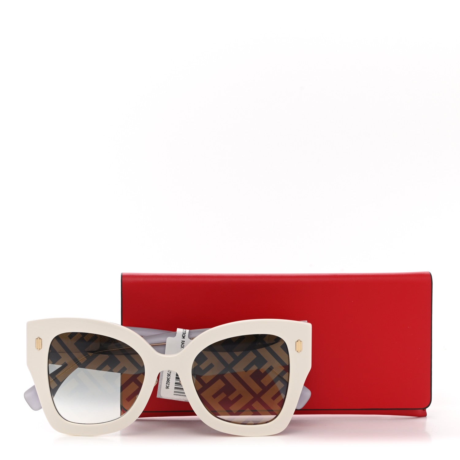 Fendi Acetate FF Sunglasses FF 0434/G/S White Gold 8 of 8
