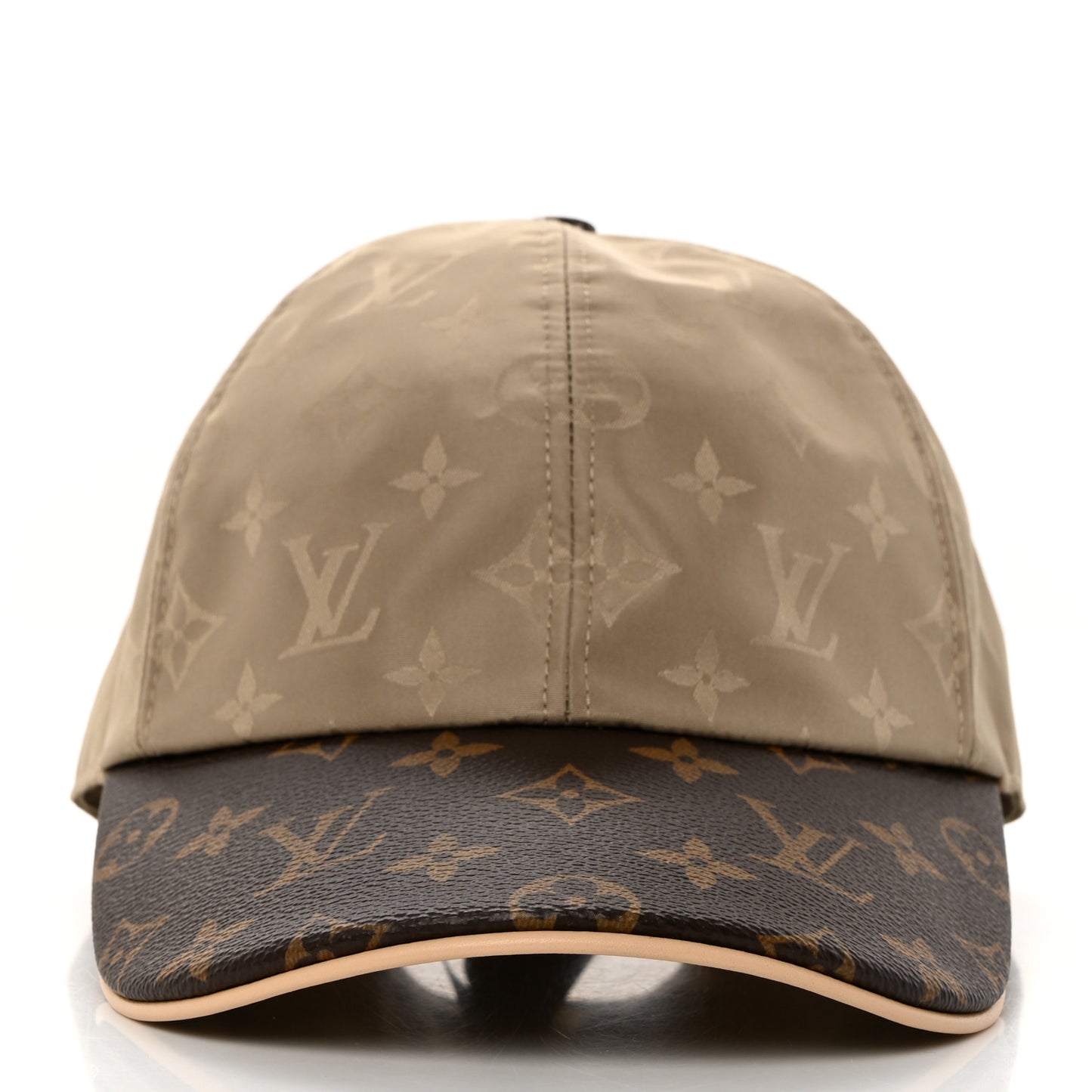 Monogram Polyester Silk LV Get Ready Cap M Beige