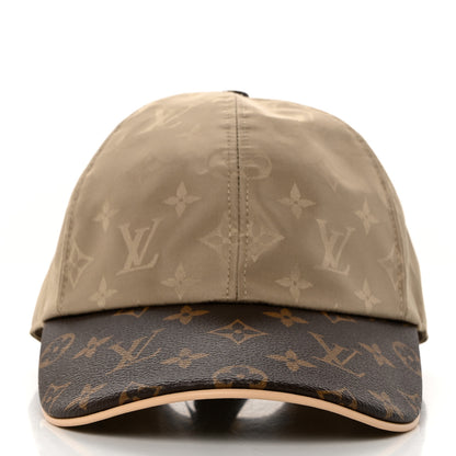 Louis Vuitton Monogram Polyester Silk LV Get Ready Cap M Beige 3 of 10