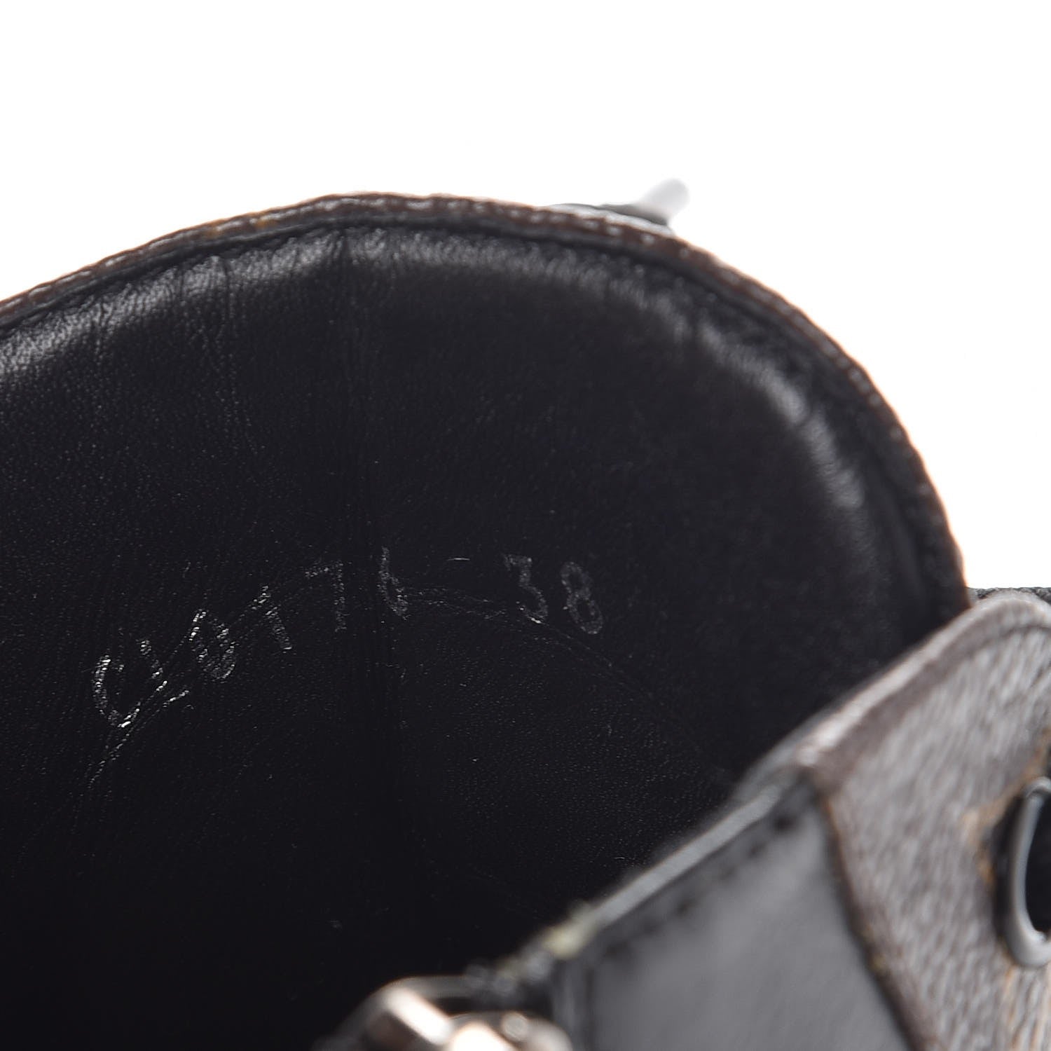 Louis Vuitton Calfskin Monogram Checkpoint Sneaker Boot 38 Black 10 of 11