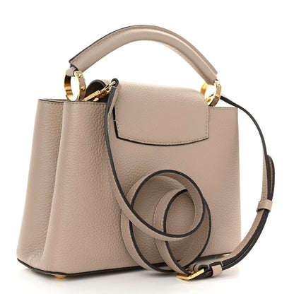 Louis Vuitton Taurillon Capucines BB Galet 3 of 9