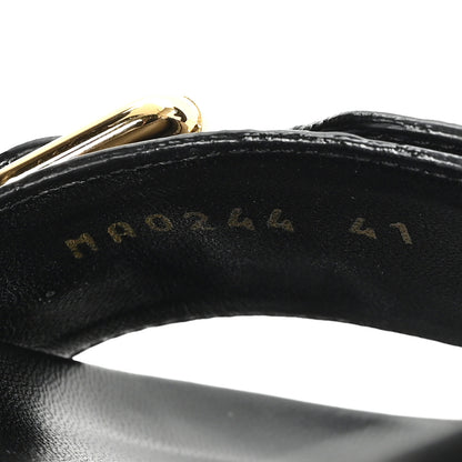 Louis Vuitton Empreinte Bom Dia Mule Sandals 41 Black 9 of 10