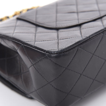 Chanel Lambskin Quilted Medium Double Flap Black 16 of 17