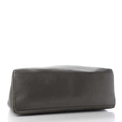 Gucci Metallic Pebbled Calfskin Medium Soho Chain Shoulder Bag Sasso 3 of 9