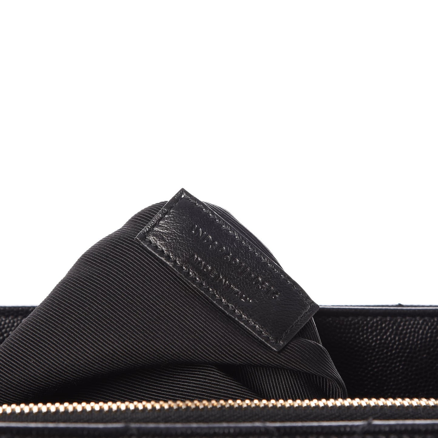 Grain De Poudre Matelasse Chevron Monogram Shopping Bag Black