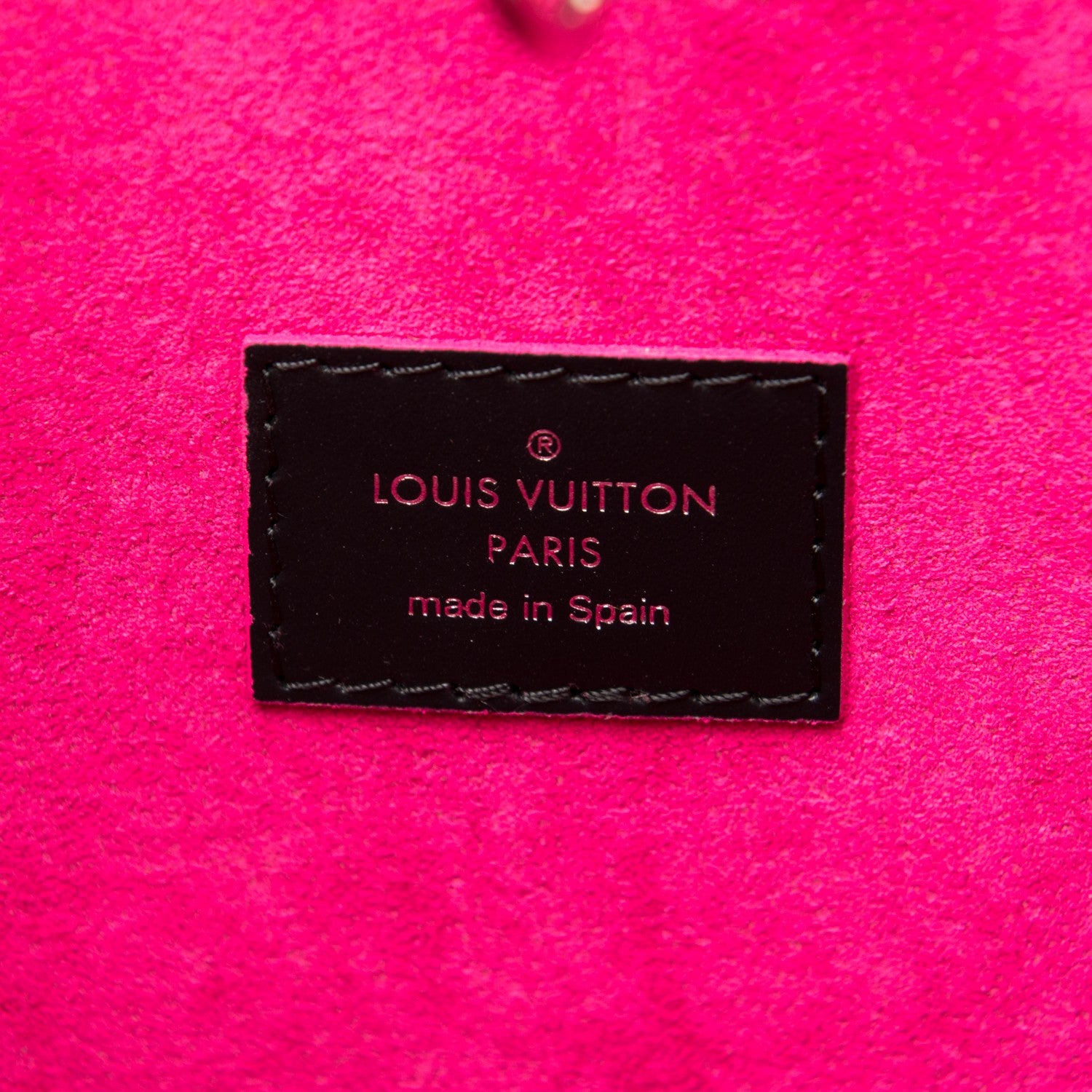 Louis Vuitton Epi Neverfull MM Black Hot Pink 7 of 8
