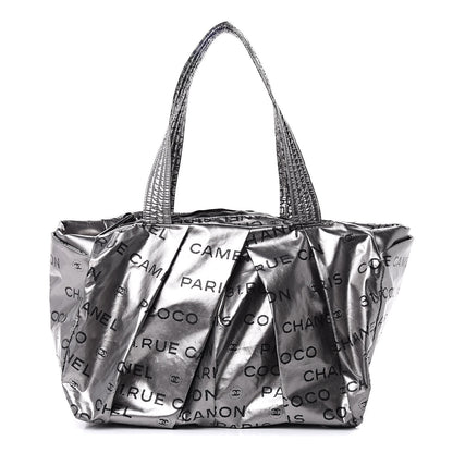 Chanel Lacquered Canvas Medium Unlimited Tote Argent Fonce 1 of 9