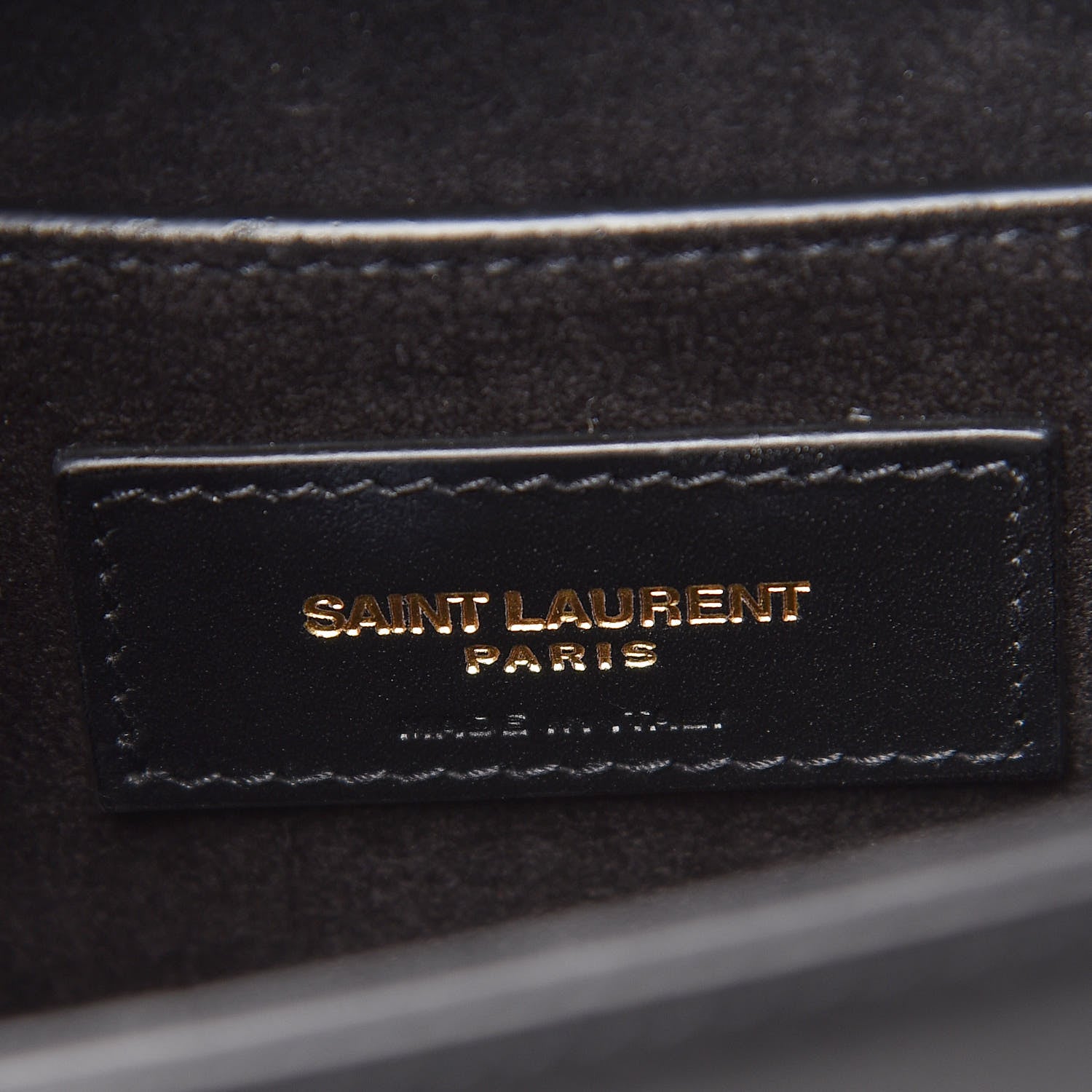 Saint Laurent Smooth Calfskin Smal Classic Monogram Kate Tassel Satchel Black 6 of 14