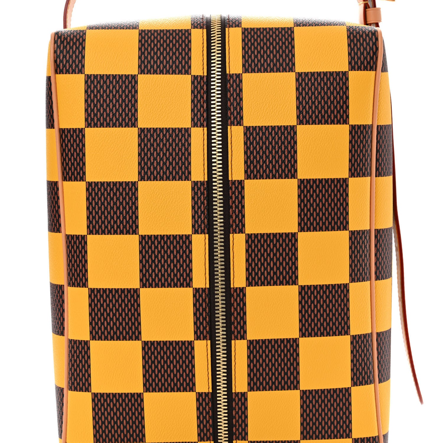 Louis Vuitton Damier Pop Shoes Bag Yellow 7 of 9