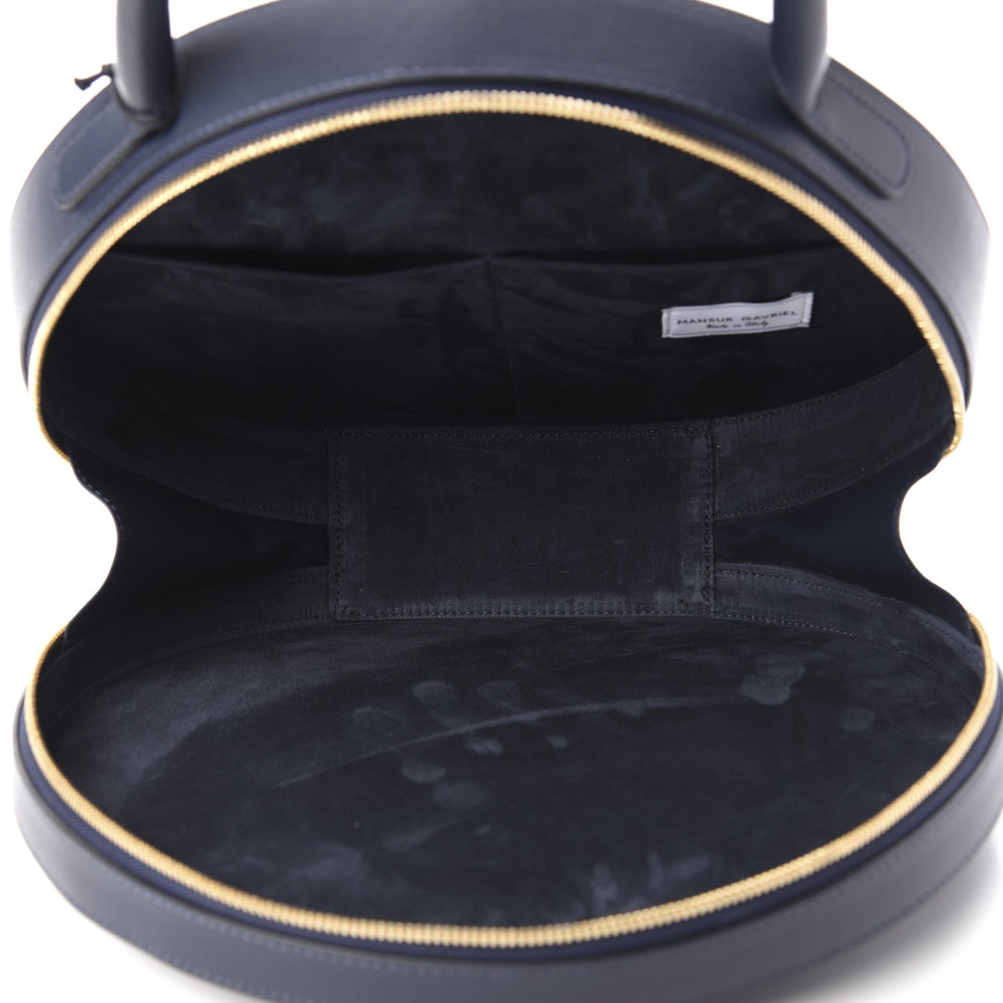 Calfskin Circle Bag Navy