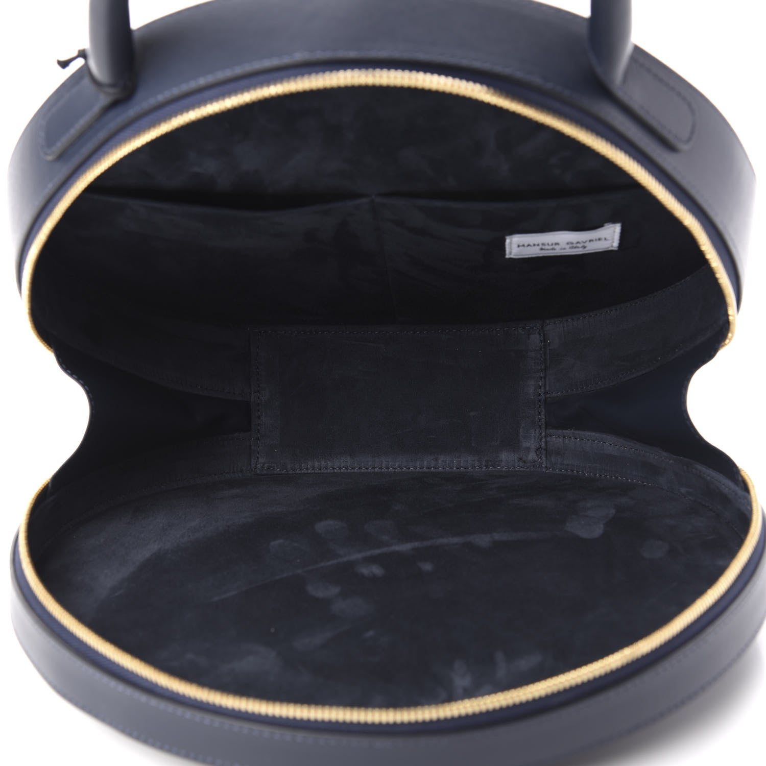 Mansur Gavriel Calfskin Circle Bag Navy 5 of 9
