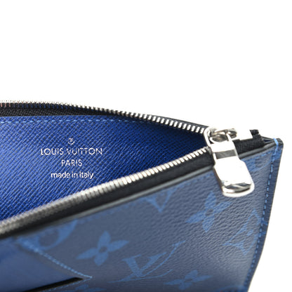 Louis Vuitton Monogram Taiga Coin Card Holder Cobalt 6 of 6