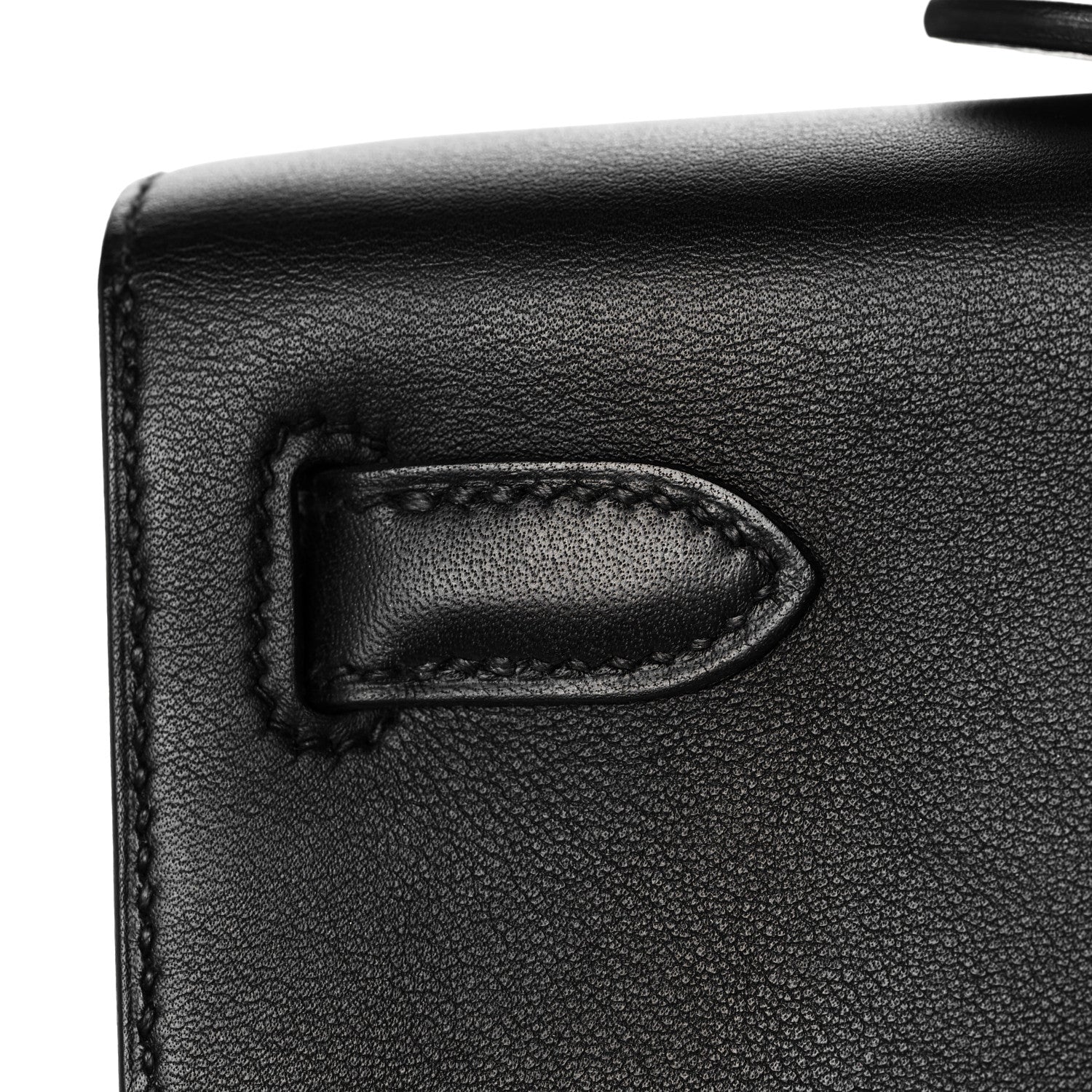 Hermes Swift Kelly Cut Clutch Pochette Black 13 of 29